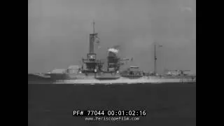 BATTLESHIP USS UTAH (BB-31) Original whistle footage