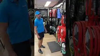 Gotta get a feel for the racquet right? #ausopen #ao2026 #tennis