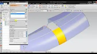 NX CAD Tutorial : Create a Surface Mesh Surface with Tangent Constraints
