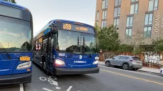 MTA Q59 bus #9537 full ride from Metropolitan Av & Macri Sq to Wythe Av & S 1 St.