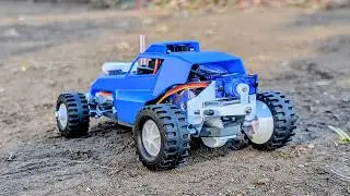 遠隔2段変速式バギー工作RC