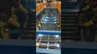 👏👏Automatic welding of container by multiple Fanuc robots 🦾🦾