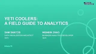 YETI Coolers: A Field Guide to Analytics