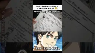 Best exam ever 😆 #eren #mikasa #aot #eremika #love #fyp #anime