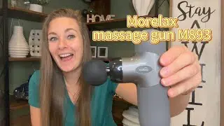 Morelax Mini Massage Gun under $100: Small but Powerful Travel Portable Massage Gun With 6 Heads!