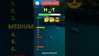 Guess the clothes quiz