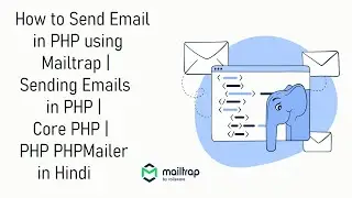 How to Send Email in PHP using Mailtrap | Sending Emails in PHP | Core PHP | PHP PHPMailer in Hindi