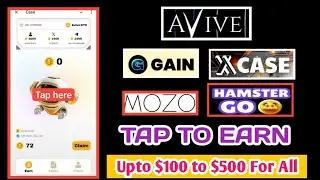 Avive Mining 4 projects | MozoAi | Gain |  Hamstergo | Case | $100 to $500  for all