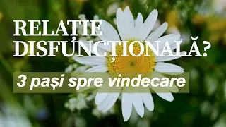 Relație Disfuncțională? Îndrumare Terapeutică - 3 Pași Spre Vindecare 🤍