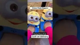 Viral plush slippers from amazon | amazon finds | shorts #shorts #amazon