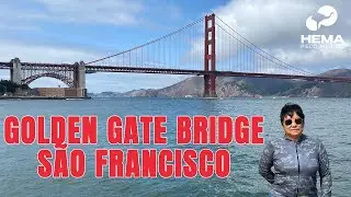 Ponte Golden Gate em São Francisco e Chinatown o Bairro Chinês da Califórnia