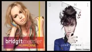 Demi Lovato - Heart Attack VS. Bridgit Mendler - Hurricane(Mashup)