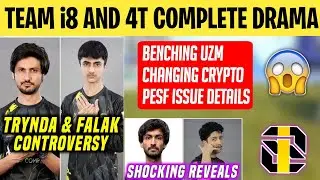 TEAM i8 AND 4T EPIC DRAMA😳 | Trynda and Falak Controversy💔 | Bench Uzm,Change Crypto,Pesf Drama😡
