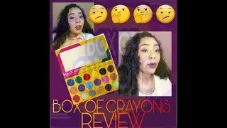 !!!BOX OF CRAYONS PALETTE REVIEW!!!
