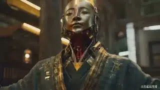 😱 Female Samurai vs. Multi-Arm Robot! Epic Cyberpunk Wuxia Short!