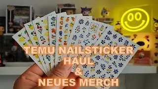 Neue Nailsticker von Temu & Merch 😲#sticker #merchandise #nails #temu #new #nailart #nailpolish