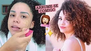 ARRUME-SE COMIGO COM POUCOS PRODUTOS! MAKE + CABELO! | #AnaTodoDia 20
