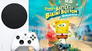 SpongeBob SquarePants Battle for Bikini Bottom Rehydrated ВЕСЁЛЫЙ ПЛАТФОРМЕР Xbox Series S 1080p 60