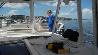 Entering Twin Dolphin Marina, Manatee River, FL
