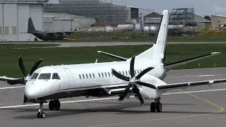 Swedish Aircraft Holdings Saab 2000 SE-LRA at Cambridge Airport