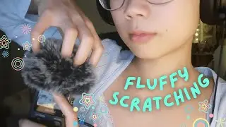 asmr | fluffy tascam scratching and whispered + soft spoken rambles