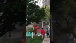 Fire on Route 71 in Manasquan