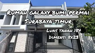 Rumah Galaxy Bumi Permai (Araya 2) New Minimalis | Luas Tanah 184 (8x23) | Surabaya Timur