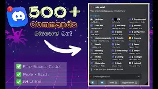 How to Create An Advance All In One 500+ Slash Commands Discord Bot