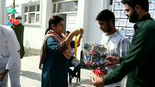 Hazik Parveez NEET topper ex-student of Dolphin International School Pulwama was today felicitated