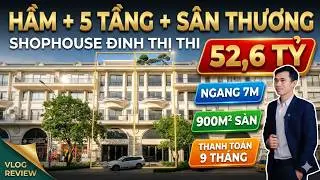 SHOPHOUSE VẠN PH&Uacute;C CITY - MẶT TIỀN ĐINH THỊ THI 30M - 7X22M HẦM 5 TẦNG - GI&Aacute; 56 TỶ