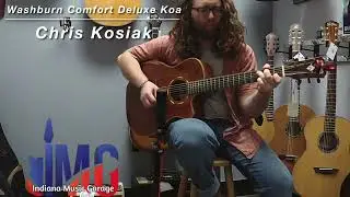 Washburn Comfort Deluxe WCG55CE: Koa