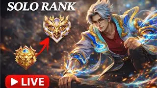 SOLO RANK PUSH | MOBILE LEGENDS LIVE🔴