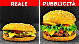 CIBO: PUBBLICITÀ VS VITA REALE || Trucchi di Marketing per Far Sembrare Deliziosi i Cibi