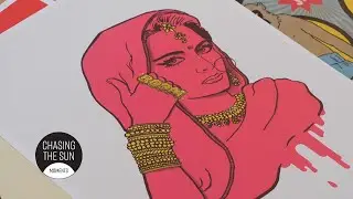 The Pink Lady, Meet the First lady of Indian street art.