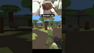 The heavy sniper GOD in Voxiom.io