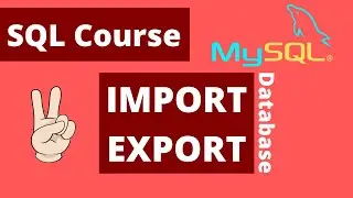 [SQL Beginner Tutorial # 4] How to Backup And Restore Database - Export and Import Database in SQL