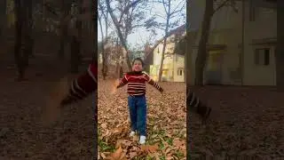 Omar and Leaves 🍁 |  Autumn Season 2022 #shorts