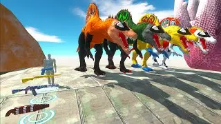Dc Jurassic World Evolution Spino Vs Fps avatar Race Championship - Animal Revolt Battle Simulator