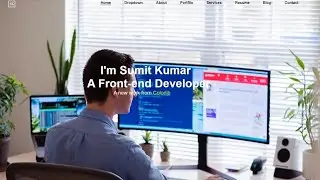 How to Create Personal website in 5 minutes|| Used of HTML and CSS