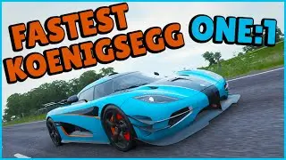 FASTEST KOENIGSEGG ONE:1 - 2015 Koenigsegg One:1 Drag Build/Tune - Forza Horizon 4