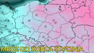 ❄️🌡️ Mroźna zima w przewadze do końca stycznia z przerwą na śnieg i lekką odwilż