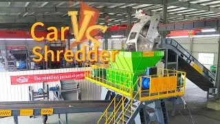 XRIDO Green Monster Scrap Metal Car Waste Shredder#wasteshredder #industrialshredder #shredder