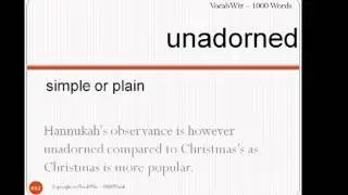 Unadorned