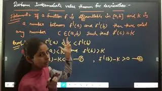 Darboux intermediate theorem ll bsc 2nd year
