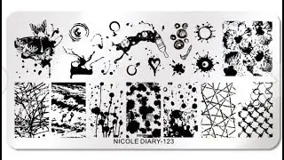 Born Pretty Store Nicole Diary 123 Plate Review 💅