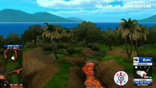 Golden Tee Great Shot on South Pacific!