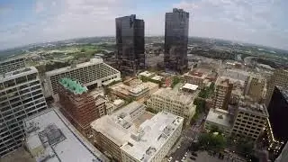GoPro Eclipse from 350' up. Light to dark to light. 3 minutes.
