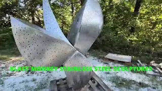 Blast Monkey Stainless Steel Sculptures