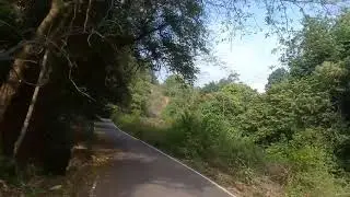 Bike ride through athirapilly valapara forest route