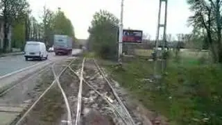 Tram cabin view - Linia 5. Bytom Łagiewniki targowisko.